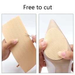 Non Slip Shoes Pads Self-Adhesive Shoe Grips Rubber Anti-Slip Insoles Stick Protector Silicone Resistant High Heels Sole Cover