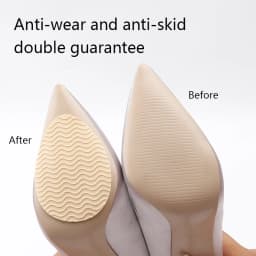 Non Slip Shoes Pads Self-Adhesive Shoe Grips Rubber Anti-Slip Insoles Stick Protector Silicone Resistant High Heels Sole Cover