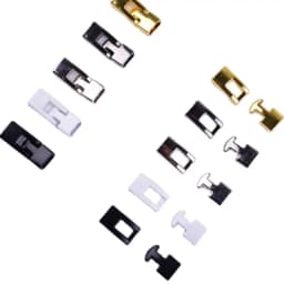Magnets Buckle Shoelaces on Metal Shoelaces Cross Buckle Accessories Metal Lace Lock DIY Sneaker Kits Metal Lace Buckle 1 Pair