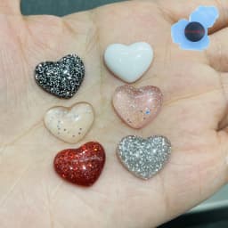 1Pcs Simple Resin Hearts Slipper Accessories Shoe Charms Decoration Fit Wristbands Children Holiday Present