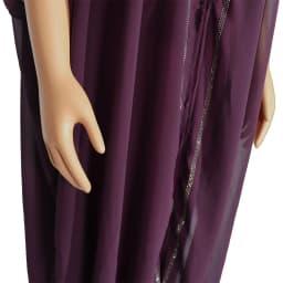African mother dress two-piece set fashionable floral chiffon fabric hot drill + elastic inner skirt