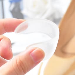 1 Pair Clear Soft Silicone Gel Women Heel Inserts Protector Foot Feet Care Shoe Insert Pad Insole Cushion