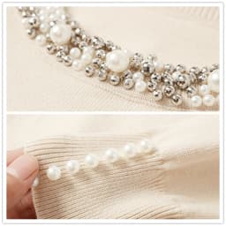 Chic Beaded O-neck Knitted Tshirts Women Spring Casual Slim Knitwear Jumper Tops Korean Long Sleeve Malhas Tee New Thin Sweater