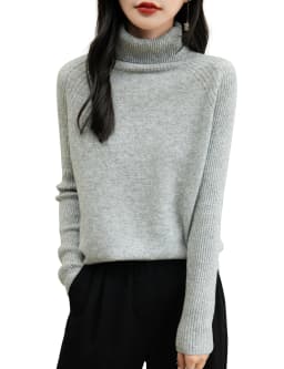 100% Merino Wool Turtleneck Women Sweater New Autumn Winter Warm Soft Jumper Women Knitted Pullover Femme Cashmere Sweater Knit