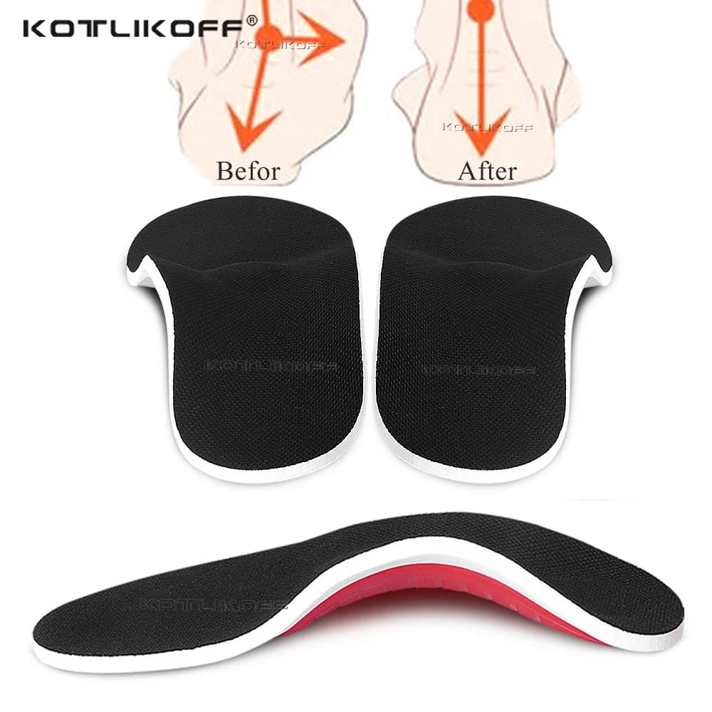 Premium Orthotic Gel High Arch Support Insoles Gel Pad 3D Arch Support Flat Feet For Women / Men Orthopedic Foot Pain Unisex