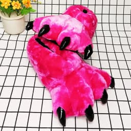 Big Feet Fur Slippers Stunning Pets Men Home Shoes Fuzzy Slippers Men's Winter Warm Shoes Man Furry Slippers Male Big Size 45 46