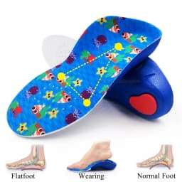 Kids Orthotic Insoles For Flat Feet Arch Support Inserts Pads Correction O/X Legs Foot Varus Valgus Shoes Pads Foot Health Care