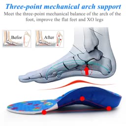 Kids Orthotic Insoles For Flat Feet Arch Support Inserts Pads Correction O/X Legs Foot Varus Valgus Shoes Pads Foot Health Care