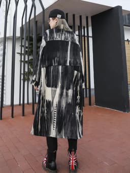 Amax luluE Autumn Korean Design Fashion Long Clothes Womens Loose Vintage Gothic Trench Coats Ladies Casual Punk Windbreakers