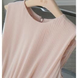 High Quality Women's Summer French Retro Gentle Pleated Sleeveless Long Skirt All-match Pink Chiffon Party Dress Office Wear New