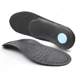 Leather Orthotic Insole For Flat Feet Arch Support Orthopedic Shoes Sole Insoles For Men Women Antibacterial Relieve O/X Leg Pad