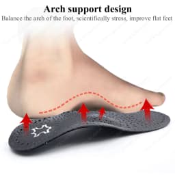 Leather Orthotic Insole For Flat Feet Arch Support Orthopedic Shoes Sole Insoles For Men Women Antibacterial Relieve O/X Leg Pad