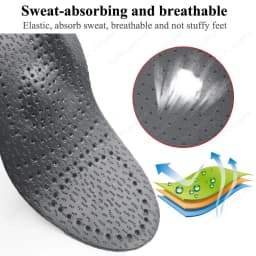 Leather Orthotic Insole For Flat Feet Arch Support Orthopedic Shoes Sole Insoles For Men Women Antibacterial Relieve O/X Leg Pad
