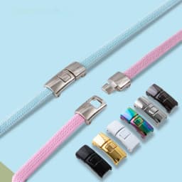 Metal Magnetic Clip Locking Buckle Lazy Laces No Tie Shoelace Buckle Metal No Tie Shoe Buckle Shoe Material Shoe Accessories