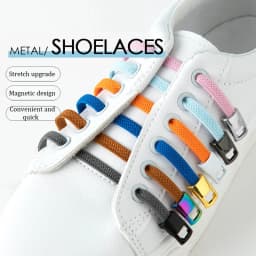 Metal Magnetic Clip Locking Buckle Lazy Laces No Tie Shoelace Buckle Metal No Tie Shoe Buckle Shoe Material Shoe Accessories