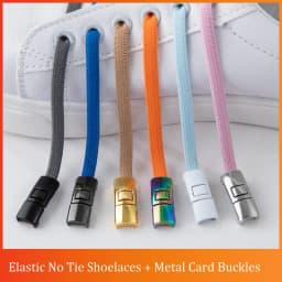 Metal Magnetic Clip Locking Buckle Lazy Laces No Tie Shoelace Buckle Metal No Tie Shoe Buckle Shoe Material Shoe Accessories