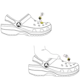 1PC Inspirational English Shoes Sandals Flower Shoe Buckle PVC  Shoe Charms Soft Rubber Garden Shoes Decorative Buckle