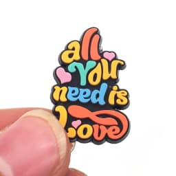1PC Inspirational English Shoes Sandals Flower Shoe Buckle PVC  Shoe Charms Soft Rubber Garden Shoes Decorative Buckle