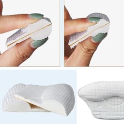4pcs Heel Stickers Pain Relief High Heel Pads Protectors Insoles Patch Sport Shoes Adjust Size Antiwear Feet Pads Cushion Insert