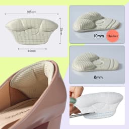 4pcs Heel Stickers Pain Relief High Heel Pads Protectors Insoles Patch Sport Shoes Adjust Size Antiwear Feet Pads Cushion Insert