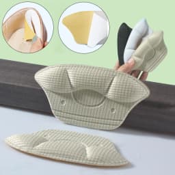 4pcs Heel Stickers Pain Relief High Heel Pads Protectors Insoles Patch Sport Shoes Adjust Size Antiwear Feet Pads Cushion Insert