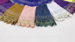 12pcs/ 1 dozen African Women Muslim Arabic Inner Hijab Dubai Scarf with Rhinestones Pull on Islamic Scarf Head wrap Headwear