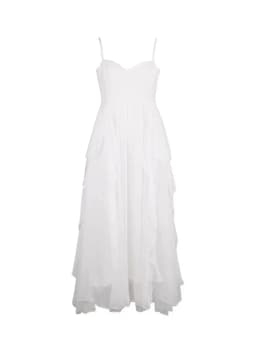 2024 New French Vintage Suspender Dress Women Summer Loose Long Dresses Evening Elegant Sleeveless Backless Party Sexy Design
