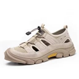 mens casual steel toe covers working shoes summer safety shoe worker breathable tooling sandals security sneakers safe footwear