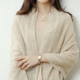 Ladies Spring Autumn Sweater Scarf 100% Wool Knitted Cardigan Shawl Solid Color Keep Warm Woman's Clothes Multifunctional Shawl