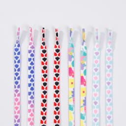 1 Pair Flat Plum Printed Shoelaces, Color‑Matching Pattern Shoestrings, Unisex Sports Casual Replacement Shoe Laces for Sneakers