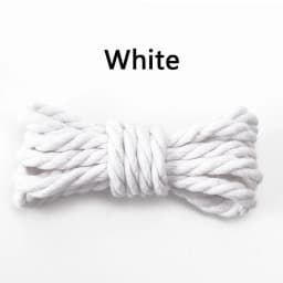 New Linen Cotton Shoelaces 7mm Bold Round Shoelace for Sneakers Dunk Sb AF1/AJ Boot Board Casual Canvas Shoes Shoestrings 7Color