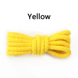 New Linen Cotton Shoelaces 7mm Bold Round Shoelace for Sneakers Dunk Sb AF1/AJ Boot Board Casual Canvas Shoes Shoestrings 7Color