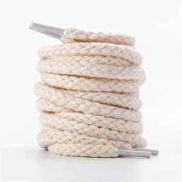 New Linen Cotton Shoelaces 7mm Bold Round Shoelace for Sneakers Dunk Sb AF1/AJ Boot Board Casual Canvas Shoes Shoestrings 7Color