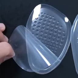 1Pair Women Silicone Gel Insoles for Shoes Forefoot Pad Insoles Inserts High Heel Insole for Shoe Inserts Pads Reduces Pain