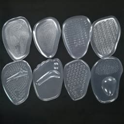 1Pair Women Silicone Gel Insoles for Shoes Forefoot Pad Insoles Inserts High Heel Insole for Shoe Inserts Pads Reduces Pain