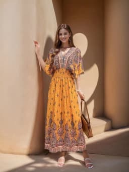 Vestidos Para Mujer Rope Robe Dress Women Casual Elegant Retro Bohemian V Neck Boho Korean Printed Summer Long Dresses Clothes