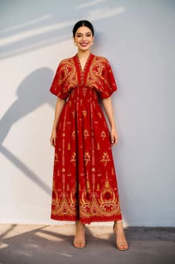 Vestidos Para Mujer Rope Robe Dress Women Casual Elegant Retro Bohemian V Neck Boho Korean Printed Summer Long Dresses Clothes