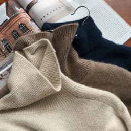 Turtleneck cashmere sweater female autumn winter new languorous lazy wind loose knitting sweater Korean edition outside wear thi
