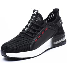 Breathable Men Work Safety Shoes Anti-smashing Steel Toe Cap Working Boots Construction Indestructible Work Sneakers Men Shoes