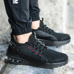 Breathable Men Work Safety Shoes Anti-smashing Steel Toe Cap Working Boots Construction Indestructible Work Sneakers Men Shoes