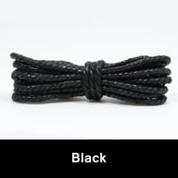 1 Pair Shoelce Casual Leather Shoelaces Waxed Round Shoe Laces Shoestring Boots Sport Shoes Cord Rope 60/90/120/150CM Accesories