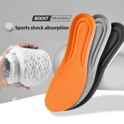Orthopedic Memory Foam Sport Insoles Shoes Sole Cushion Running Shock-Absorbant Breathable Deodorization EVA Soft Pad