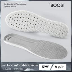 Orthopedic Memory Foam Sport Insoles Shoes Sole Cushion Running Shock-Absorbant Breathable Deodorization EVA Soft Pad