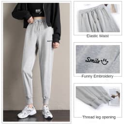 Women's Harem Pants Sports Sweatpants Women's Tracksuit Oversize Joggers Embroidery Harajuku Korean Fashion Trousers for Female