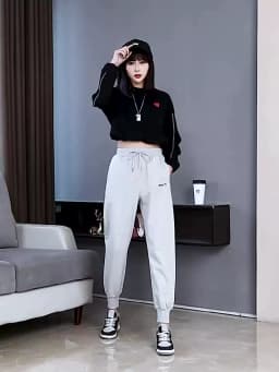 Women's Harem Pants Sports Sweatpants Women's Tracksuit Oversize Joggers Embroidery Harajuku Korean Fashion Trousers for Female