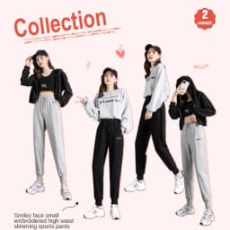Women's Harem Pants Sports Sweatpants Women's Tracksuit Oversize Joggers Embroidery Harajuku Korean Fashion Trousers for Female