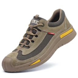 Safety Shoes Puncture-Proof Wear Resistant Mens Sneakers Breathable Comfortable Flexibility Compression Resistance Work Shoes
