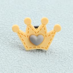 Shoelaces Decoration Clips Shoe Laces Buckle Cartoon Crown Cake Candy Macaron Color Shoes Accessories for Girl Children's 1PCS