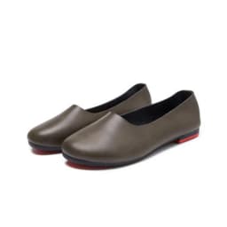 AIYUQI Women Flats Shoes Genuine Leather Ladies Shoes Large Size 41 42 43 Casual Lightweight Non-Slip 2026 New Women Loafers