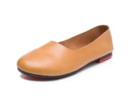AIYUQI Women Flats Shoes Genuine Leather Ladies Shoes Large Size 41 42 43 Casual Lightweight Non-Slip 2026 New Women Loafers